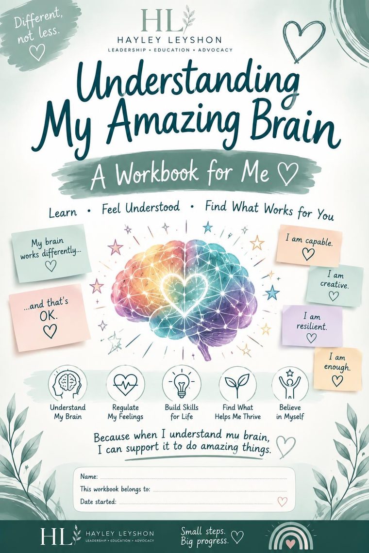 Cover of Understanding My Amazing Brain, the ADHD workbook